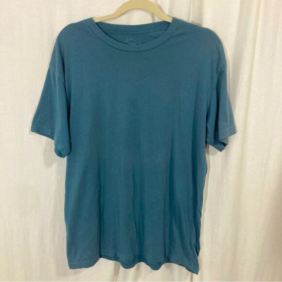 True Classic normcore basic casual every day short sleeve tee teal size men’s XL - Picture 1 of 4